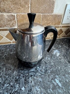 Vintage Farberware Superfast 2-4.5  Cup Percolator  Fully Automatic Coffee Maker